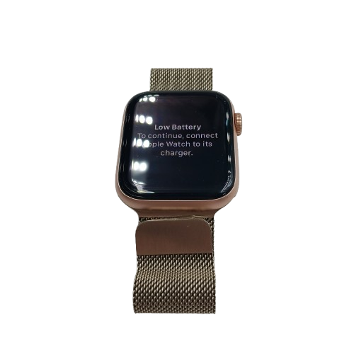 Apple Watch SE 1 Rose Gold Silver Steel Band (NA 1434188)