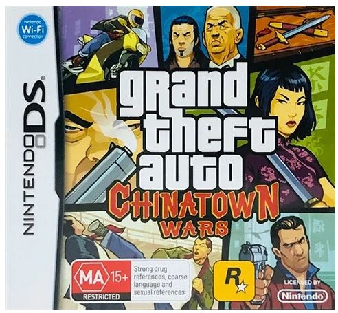 Nintendo DS Grand Theft Auto Chinatown Wars, Good Condition, CARTRIDGE ONLY NO CASE OR MANUAL
