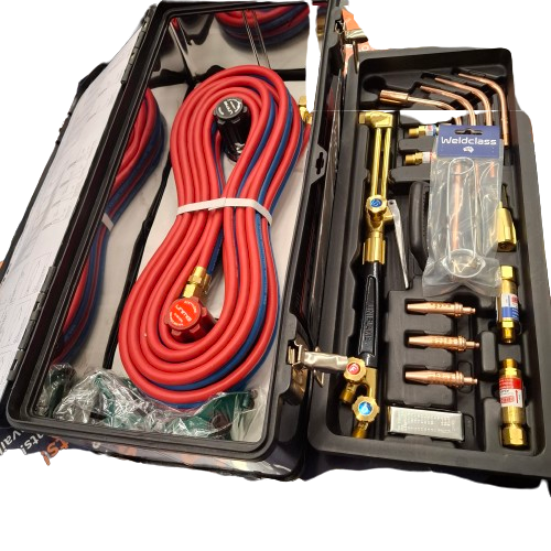 Unimig Uniflame Oxygen Acetylene Gas Cutting Kit Silver 23 Pieces (1428588) (JN)