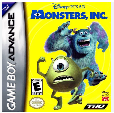 Monsters Inc Gameboy Advanced Cartridge Only (CP)