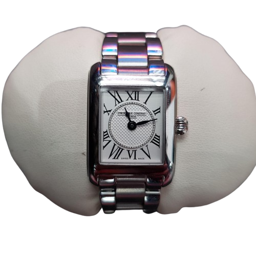 Ladies Silver Frederique Constant Geneve watch