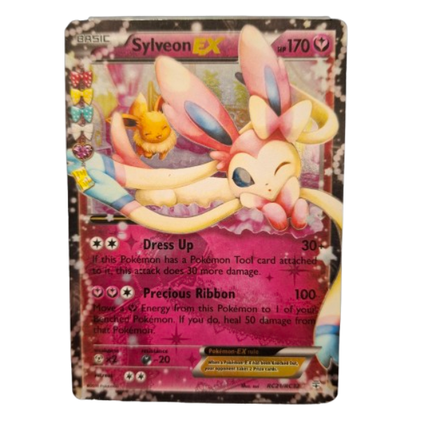 Pokémon Sylveon-EX RC21/RC32 Holofoil Card (JN)
