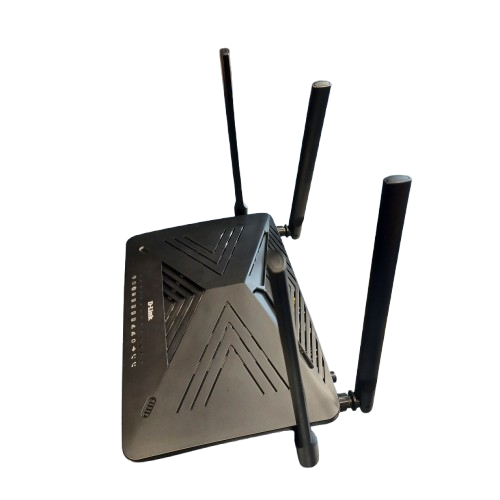 D-Link AX3000 Dual Band WiFi 6 VoIP Modem Router DSL-X3052E, Black, Very Good Condition, With AC Adaptor, Manual + Wifi Config Card (LE 1356401)