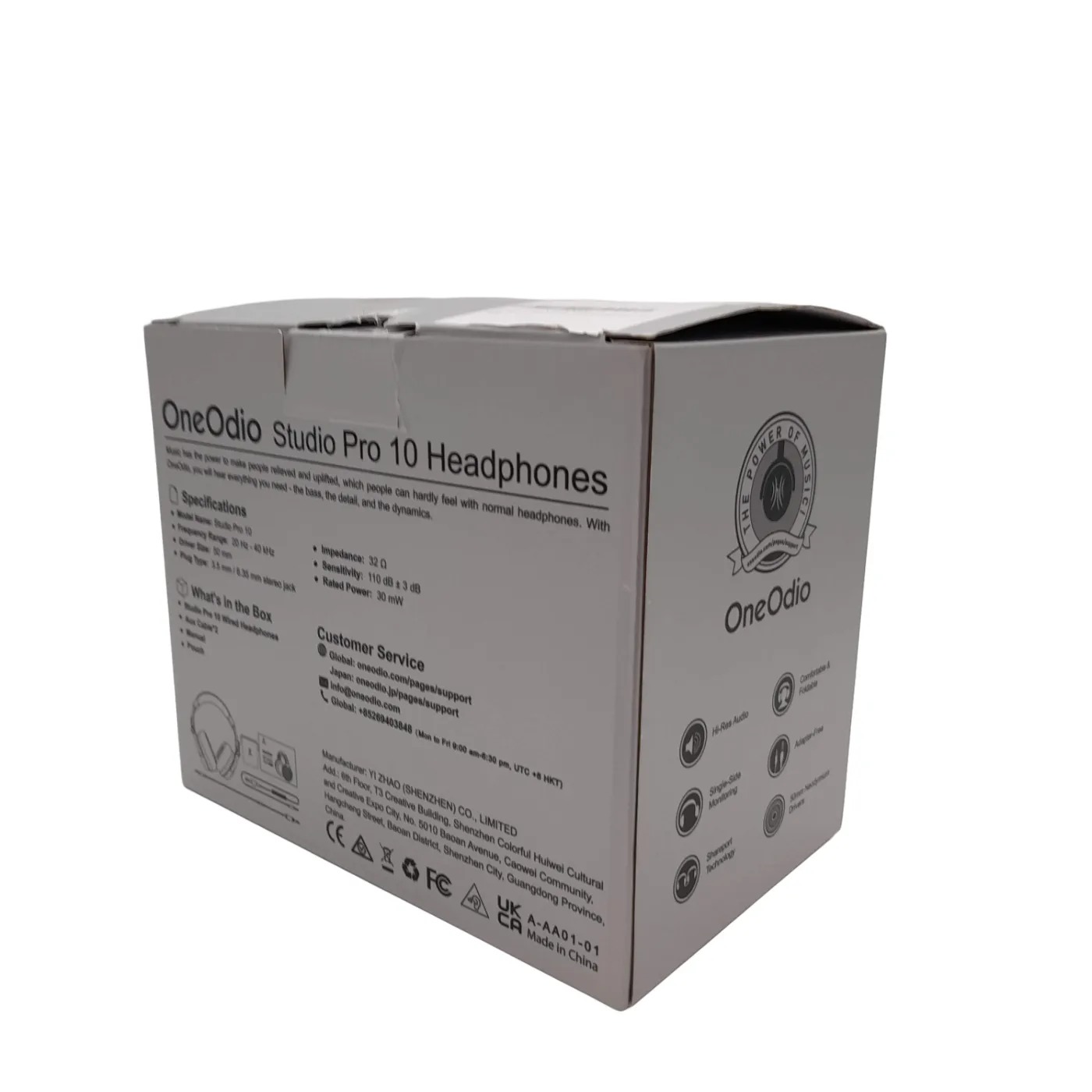 OneOdio Studio Pro-10 Over-Ear Headphones In Box (WL 1414296)
