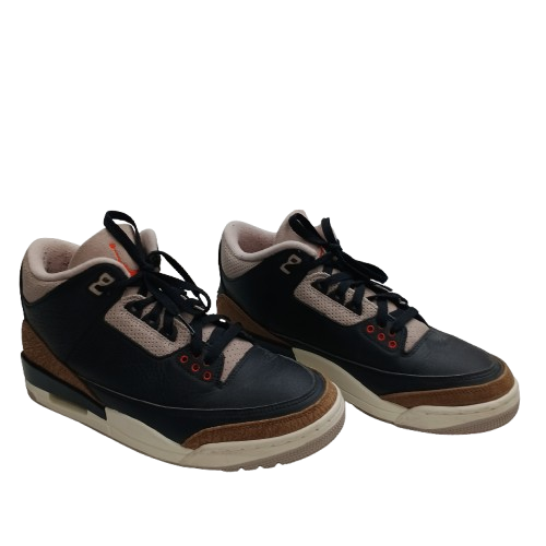 Jordan Shoes Pair Jordan 3 Retro Brown Orange Size 8.5 (NA 1429321)