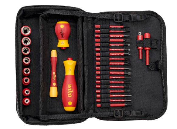 Wiha 32 Piece Electricians Tool Kit with Bag, VDE Approved Like new in box