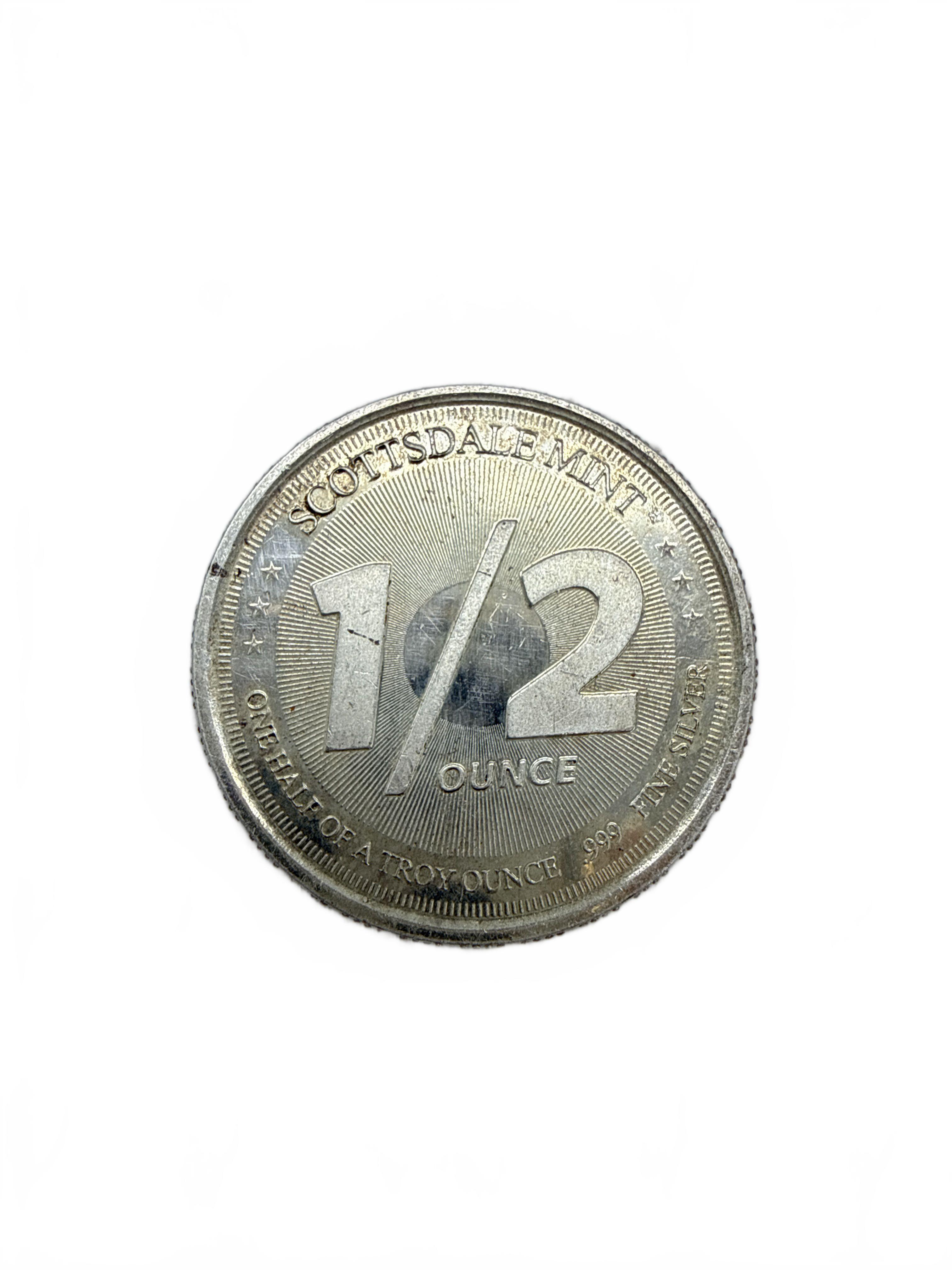 Scottsdale Mint .999 Fine Silver Coin 1/2 Ounce  (WR 1426086)
