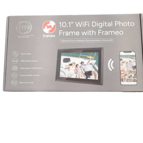 Liyfe 10.1 Inch WiFi Digital Photo Frame LF576B Black (LN)