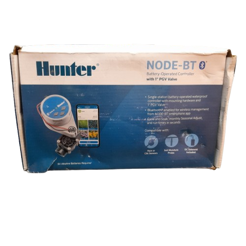Hunter NODE-BT Bluetooth Battery Powered Irrigation Controllers In Box