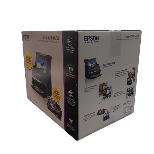 Epson FastFoto FF-680W A4 Colour Wireless Photo Scanner Like New In Box