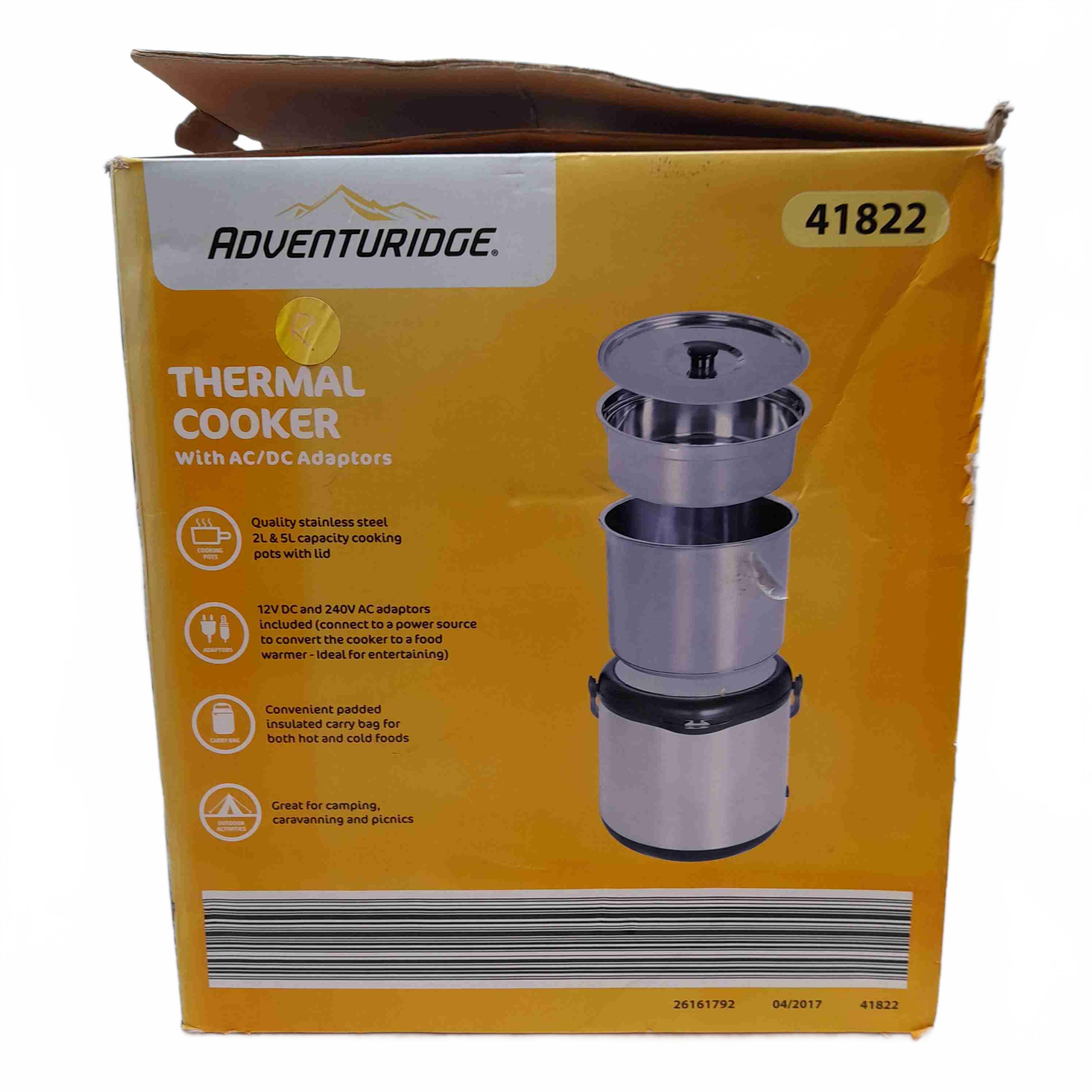 Adventuridge Thermal Cooker OD-TC-60CFZS Silver (WL 1431564)