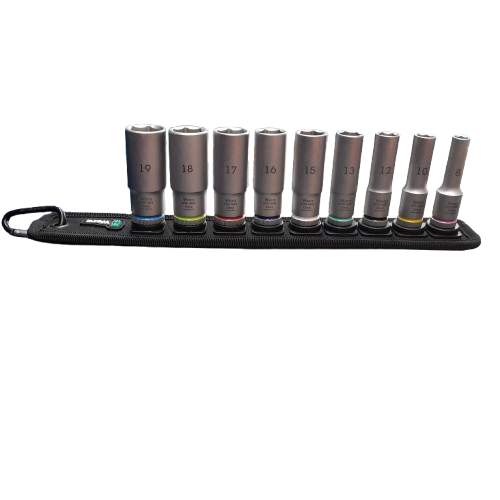 Wera Belt B Deep 1 3/8” 9Pce Socket Set Like New