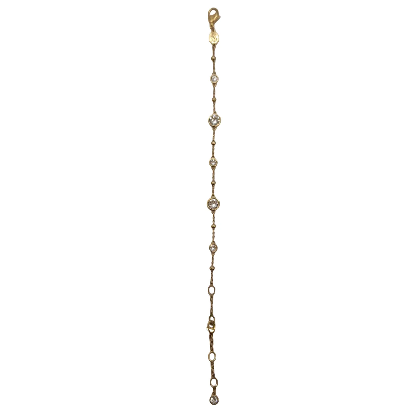 Swarovski Imber Bracelet 16.5-20.5cm Gold-Tone Plated with Round-Cut Crystals (WL 1401744)