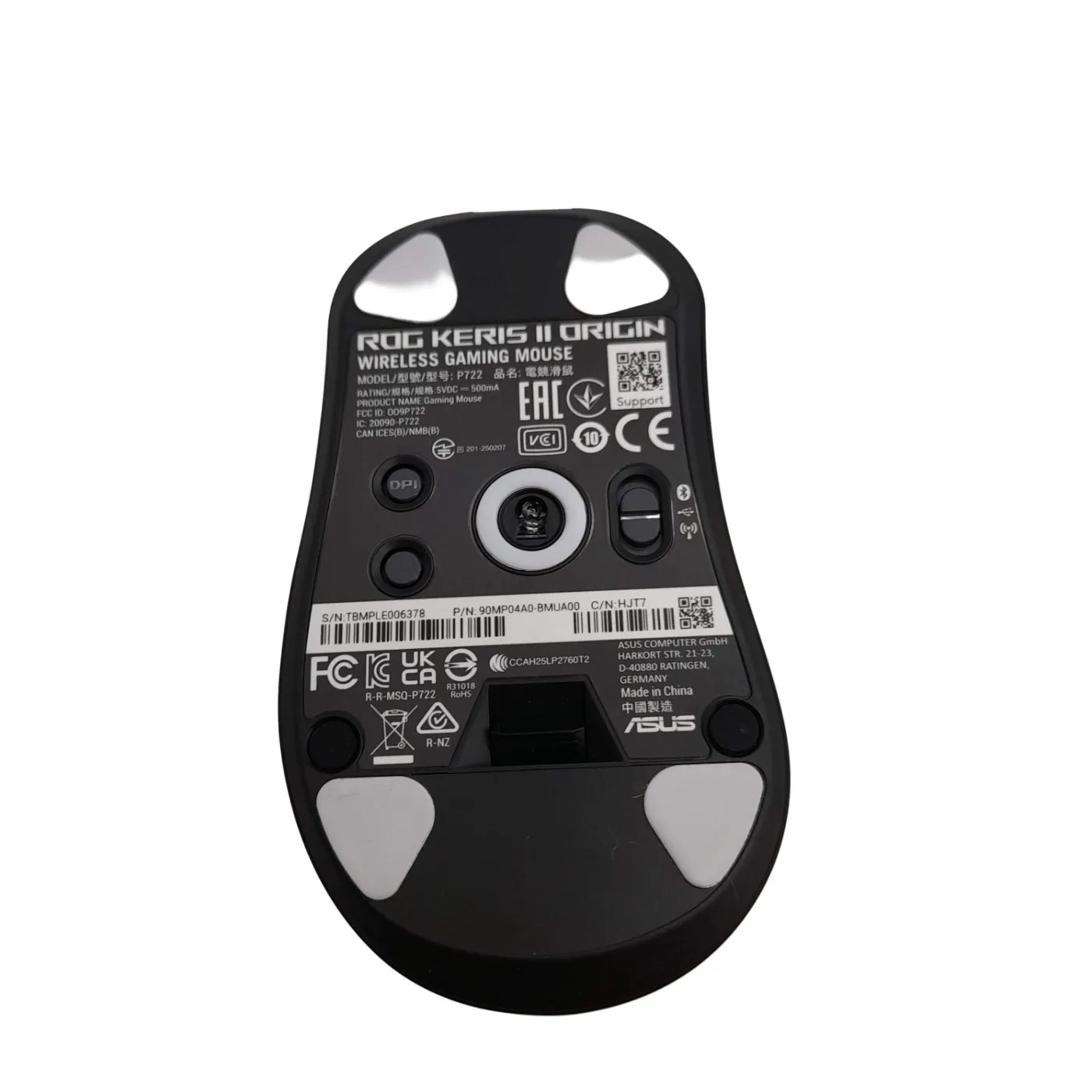 ROG Keris II Origin P722 Wireless Gaming Mouse + Dongle (WL 1419956)
