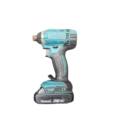 Makita Impact Drill Blue With Battery And Drill Piece (MR)