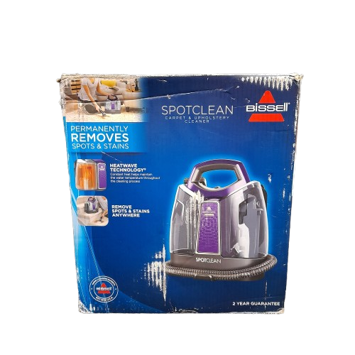 Bissell SpotClean Carpet Cleaner With Attachments In The Box (Good Condition) (MR)