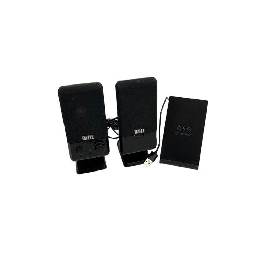 BRITZ Multimedia Speakers x 2 (NG)