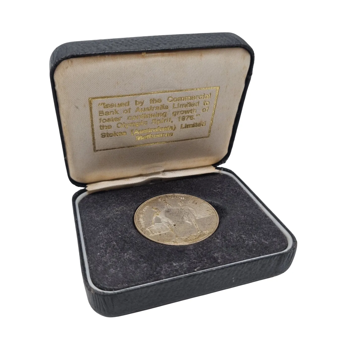 Stokes Token 1976 Montreal Olympic Silver Token in Case (WR 1402468)