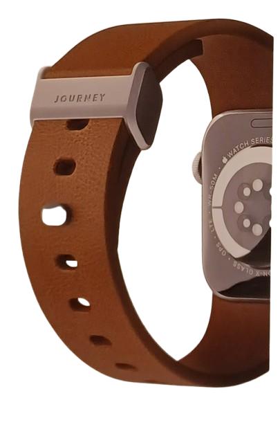 Journey Urban Leather Apple Watch Band Only Brown (lel)