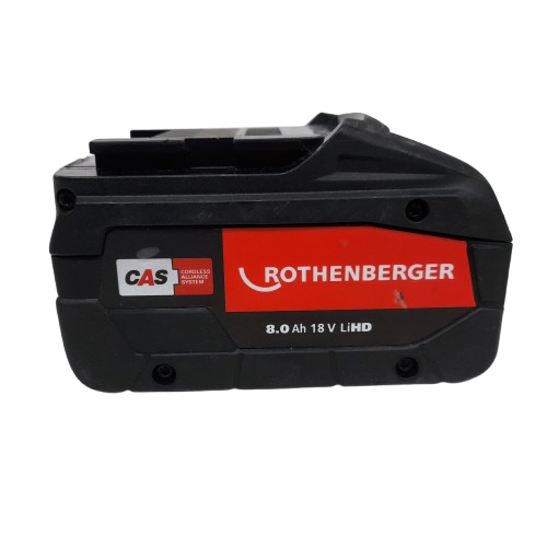 Rothenberger RO BO18/8 Li-HD 18V 8.0Ah Battery (LN)