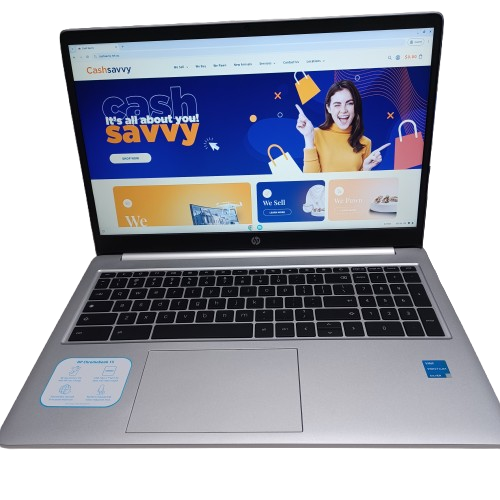 HP 15A-NA0 15.6″ FHD Chromebook Intel Platinum 128GB Silver RTL8822CE Charger Included