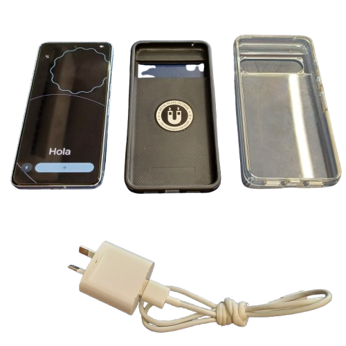 Google Pixel 8 Pro 128GB Blue with Charger, Screen Protector and 2 Cases (LE)
