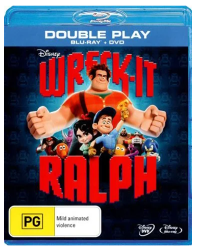 Wreck-It Ralph Blu Ray + DVD – Very Good Condition