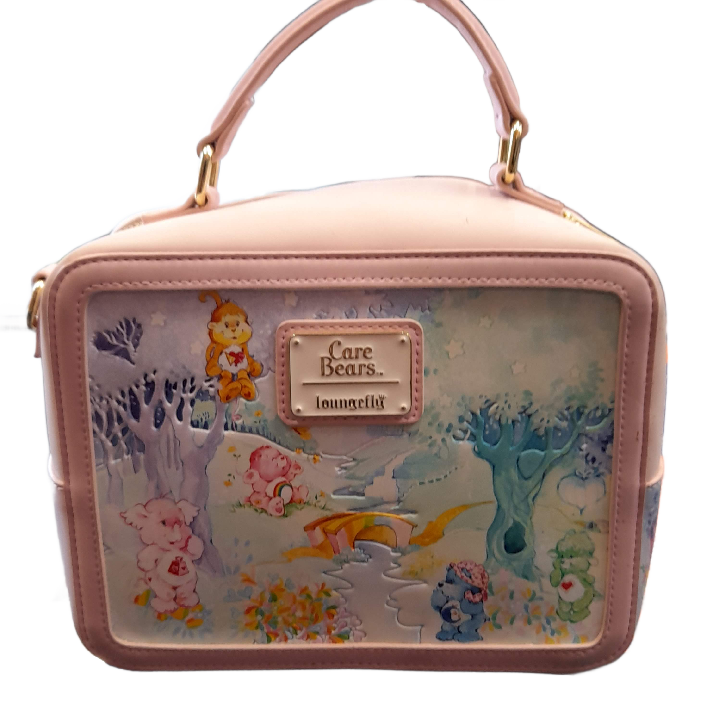 Loungefly Care Bears Pastel Rainbow Lunchbox Crossbody Bag (GE)
