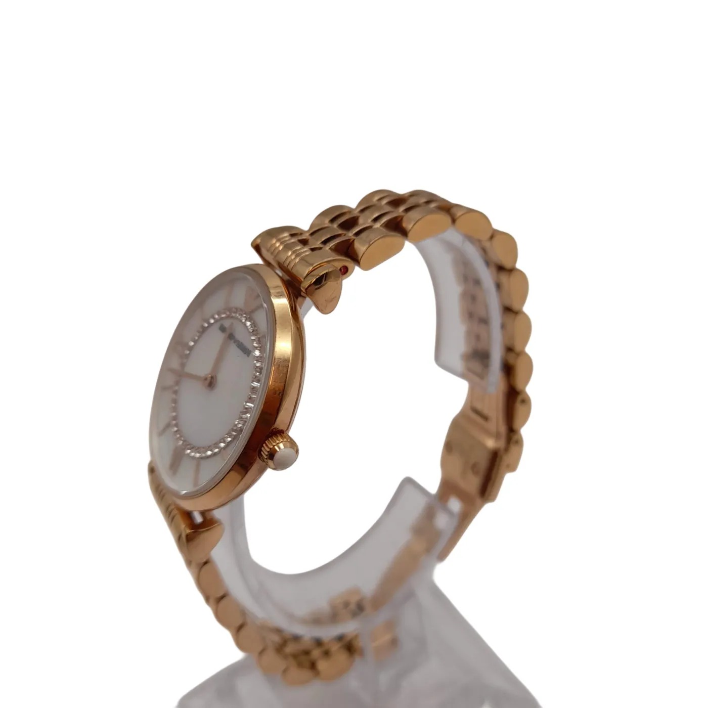 Emporio Armani AR-1909 Ladies Gold Stainless Steel Analogue Watch + Box (WL 1424605)