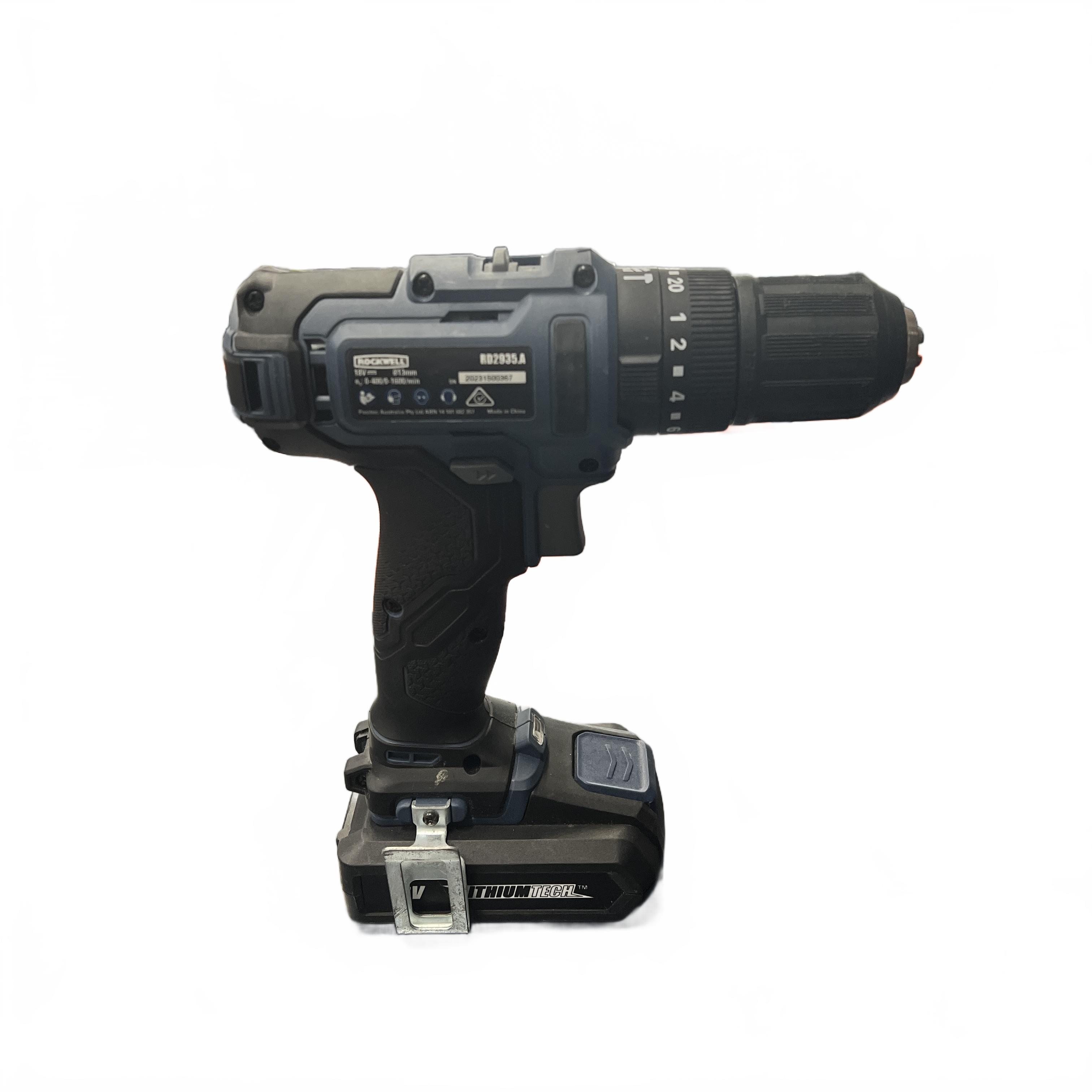 Rockwell 18V Cordless Hammer Drill Model RD2935.A Blue With Battery (MK)