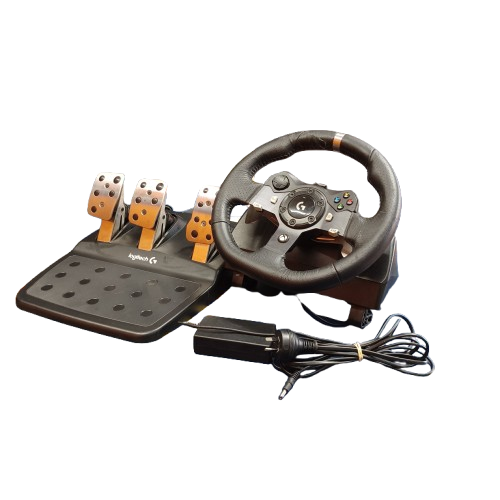 Logitech G920 Steering Wheel with Gear Stick & Foot Pedals – PC (LE)