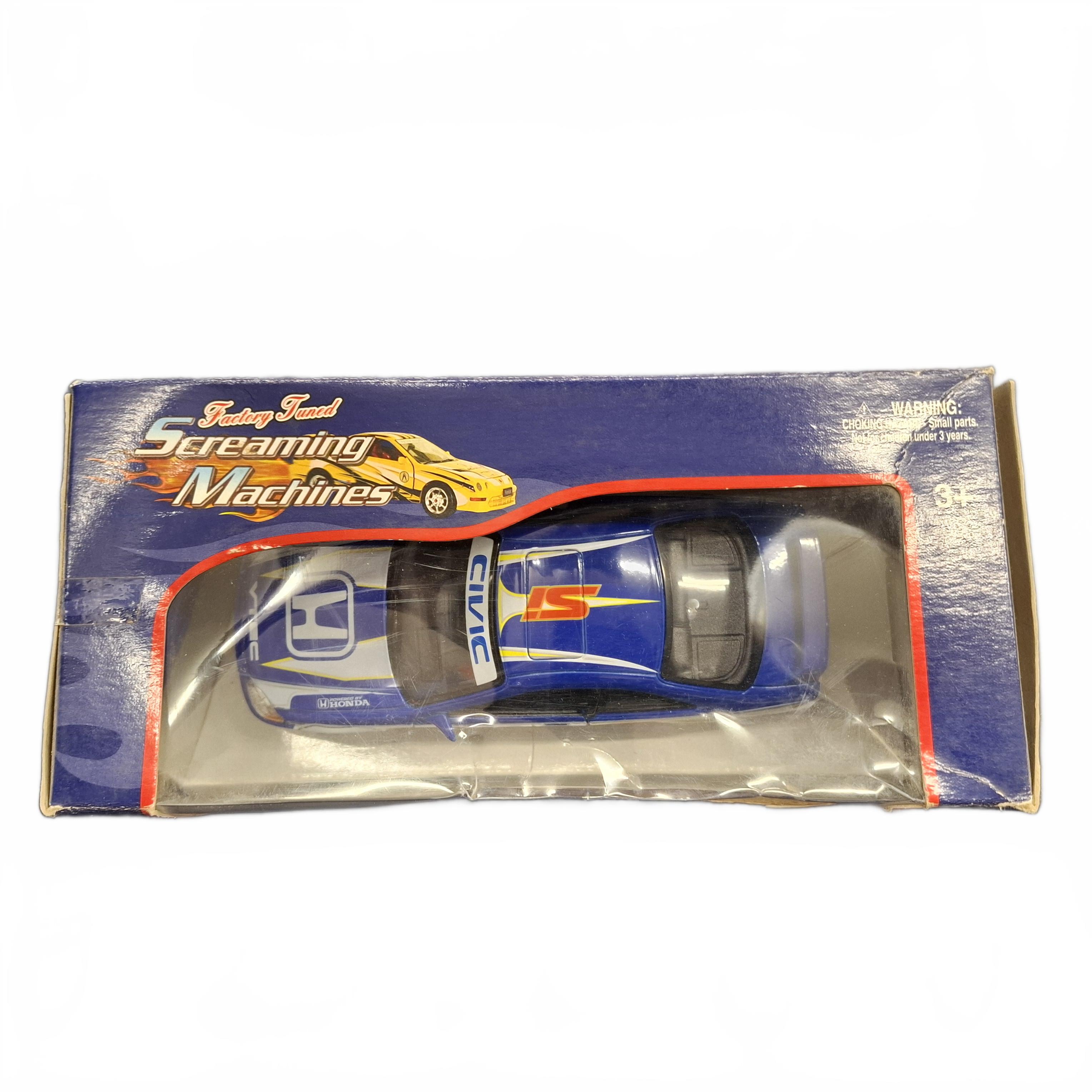 Factory Tuned Screaming Machines Honda Civic Si Coupe 1:24 Diecast Car (JN) (1430017)