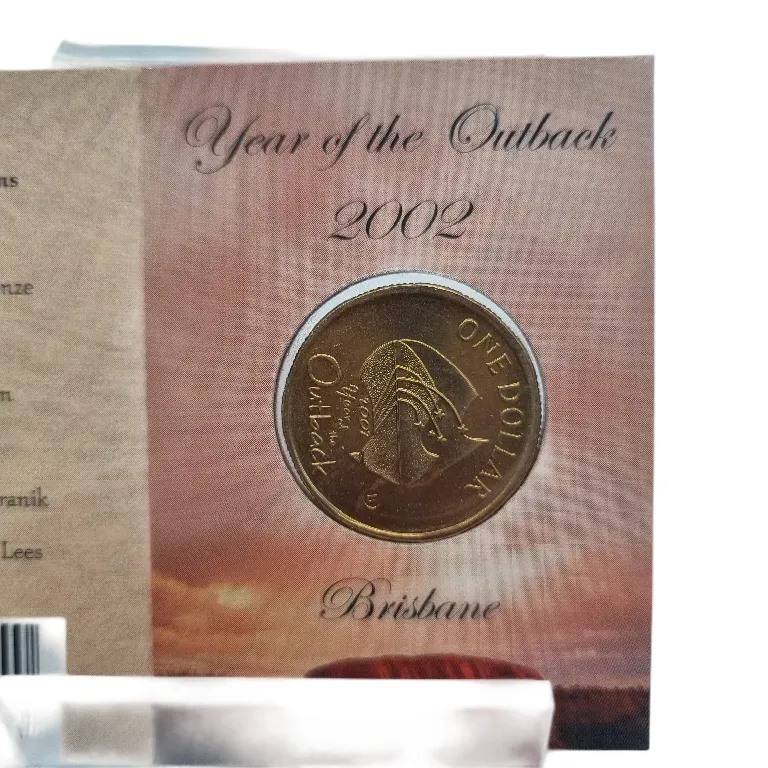 2002 Year of the Outback ‘B’ Brisbane One Dollar ($1) Uncirculated Australian Decimal Coin