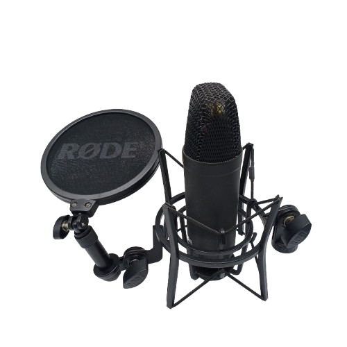 RODE NT1 Condenser Microphone + Pop Guard + Stand (CP 1394828)