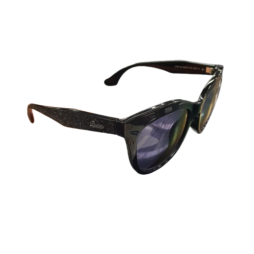 Ladies Parin Sunglasses Black With Sparkly Arms No Case  (MR)