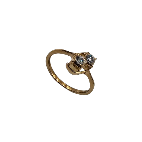 Ladies 22ct Yellow Gold Brilliant Cut Diamond Ring 0.21ct TDW N With Valuation (MR)