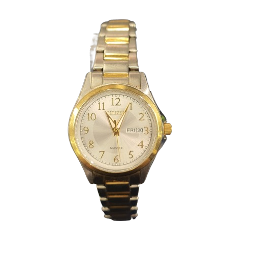 Citizen 1002-A13WV05 Ladies Silver/Gold Quartz Watch No Accessories (MR)