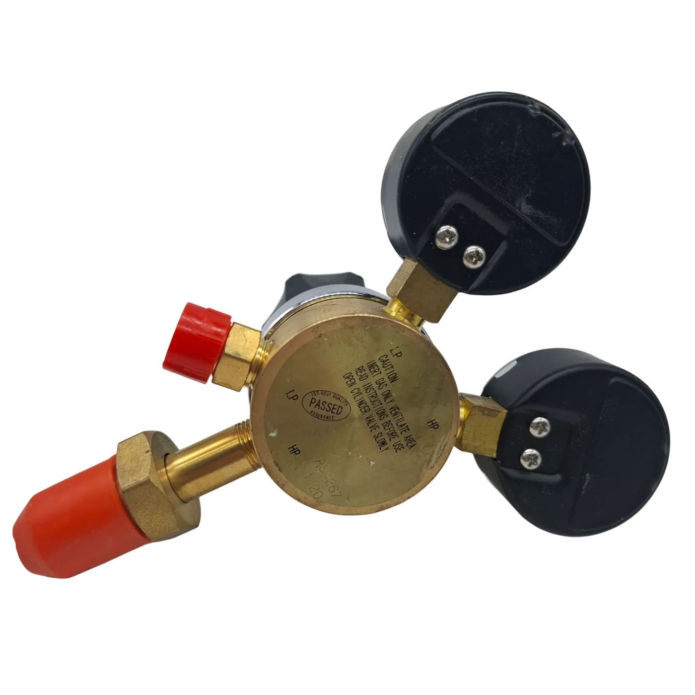 Duralloy AS4267 2 Gas Pressure Gauge Head Silver And Black (WR 1419313)