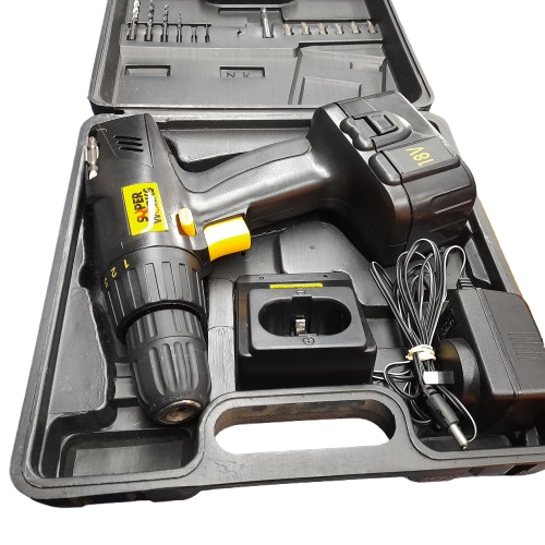 Superworks Cordless Drill CD18PK Set **Second hand** (1395641 MR)