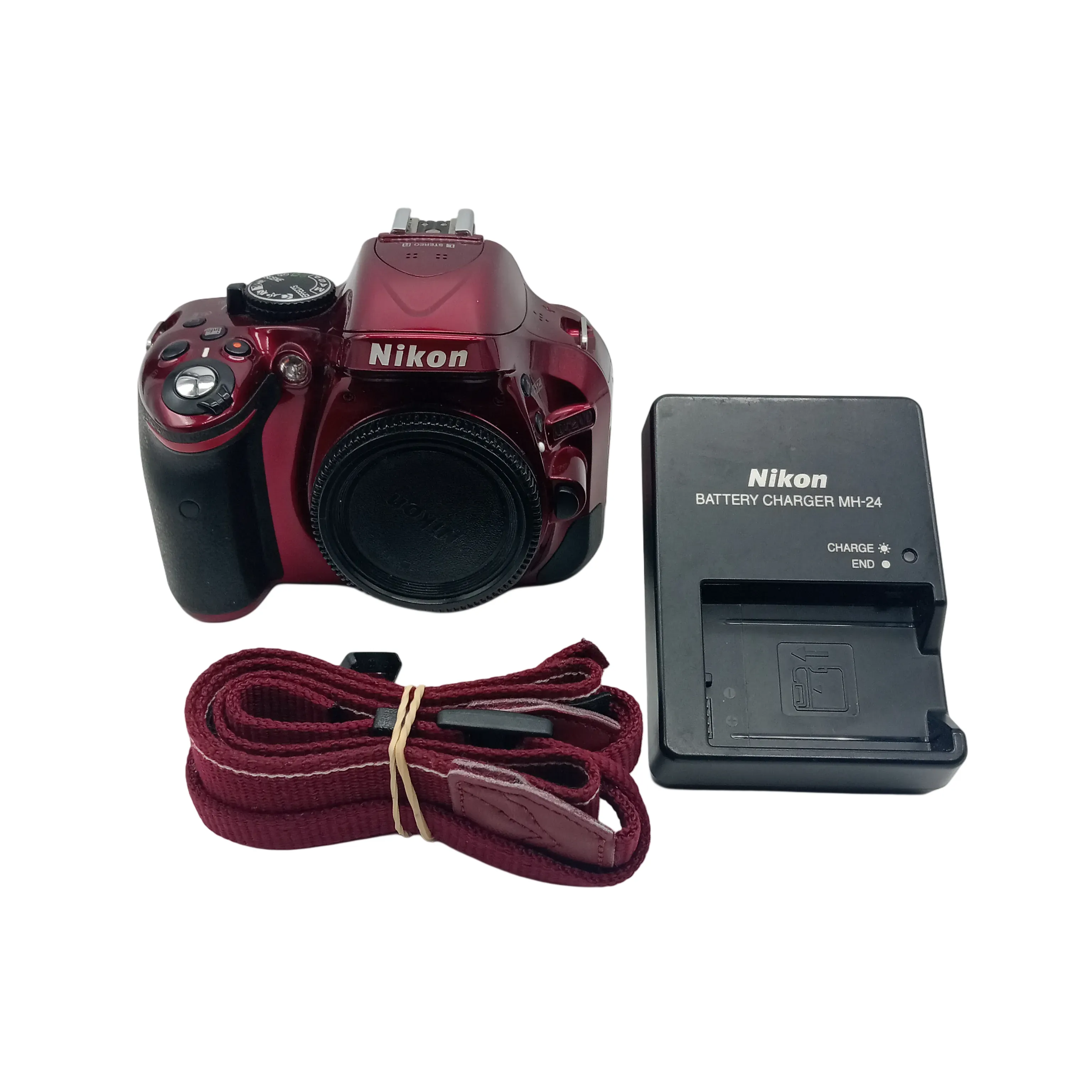 Nikon Camera D5200 (No Lens) With Charger and Strap