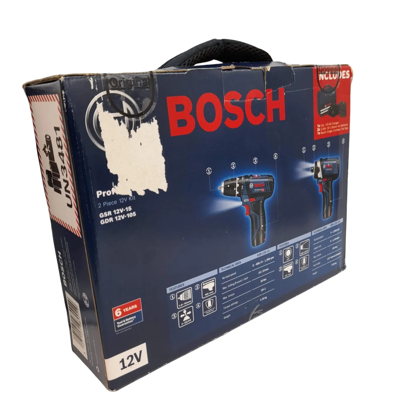 BOSCH GSR 12V-15 Tool Kit Set (WR 1410381)