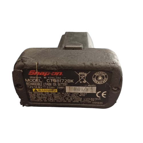 Snap-On Tools 7.2/14.4V 2.0Ah Lithium Ion Battery CTB8172BK, Fair Wear + Tear (WR)