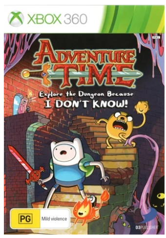 Adventure Time: Explore The Dungeon Because I Dont Know Xbox 360 Game – Very Good Condition With Manual