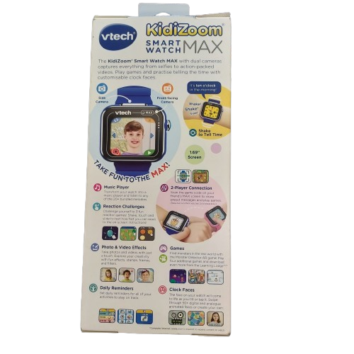 VTech Kidizoom Smart Watch MAX Blue New In Box