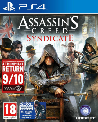 PS4 Assassin’s Creed Syndicate, Acceptable Condition with Case