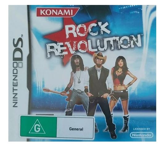 Nintendo DS Rock Revolution Good Condition With Case + Manual