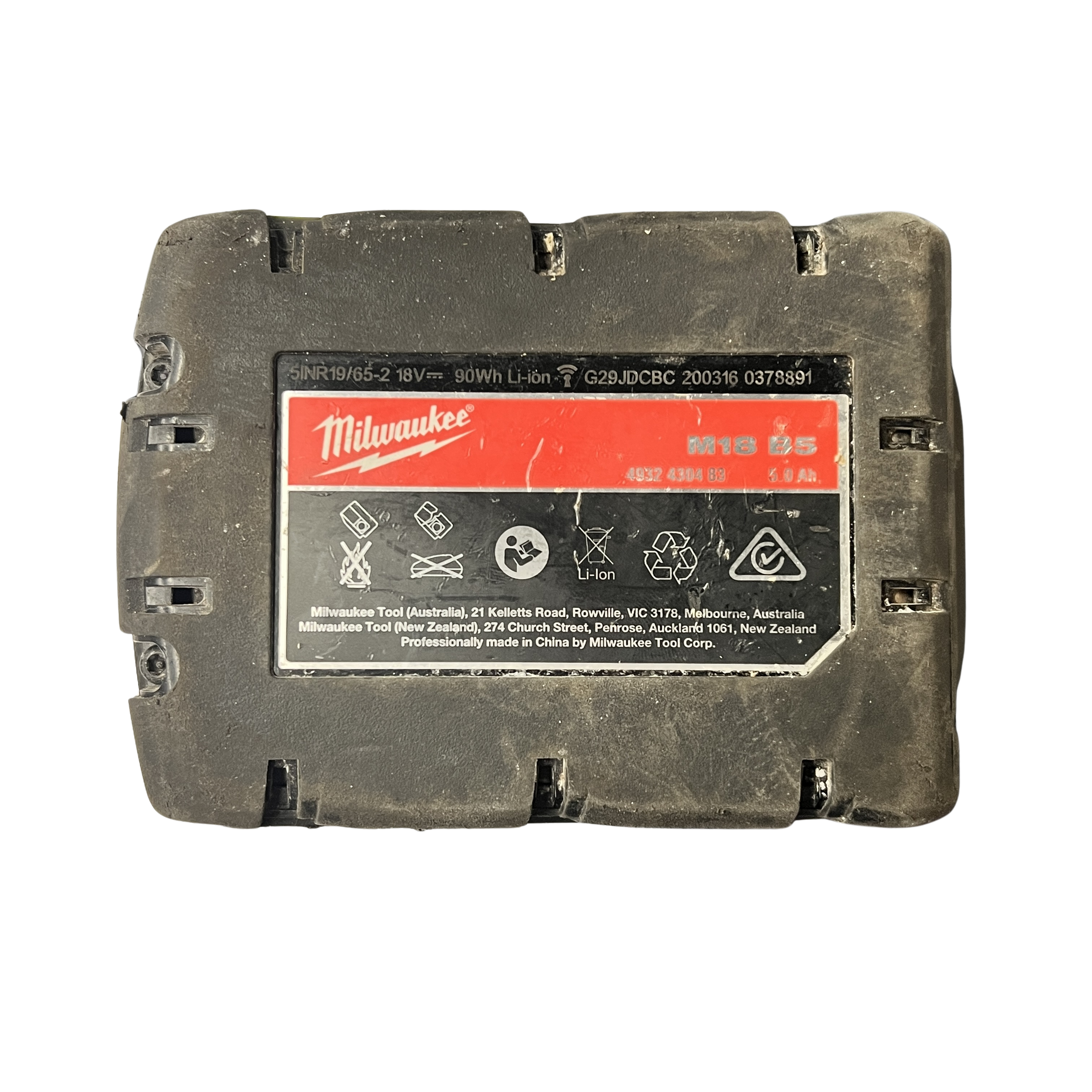Milwaukee M18 5.0Ah REDLITHIUM Battery (MK)