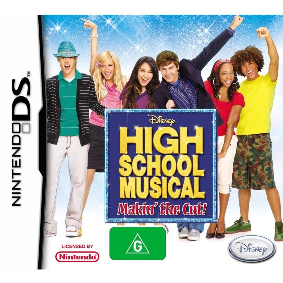 Nintendo DS High School Musical: Makin’ The Cut Cartridge and Case (WL)