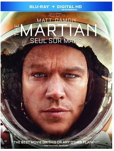The Martian Blu Ray Very Good Condition (CP)
