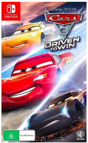 Disney Cars 3 Driven To Win Nintendo Switch Game – Good Condition With Case
